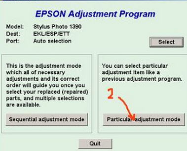 Adjustment Program Epson 1390 Resetter